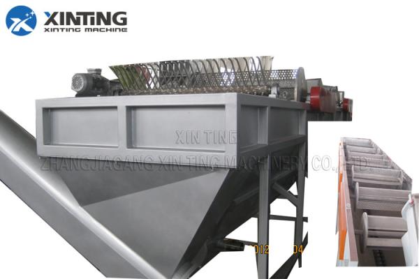 300kg / Hr Plastic Waste Recycling Machine Hdpe Bottle Crushing Washing Dewatering