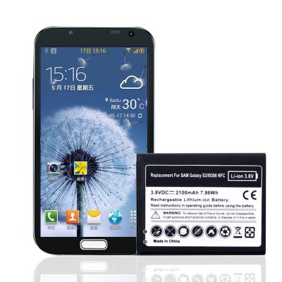 100% Cobalt 3.82V Samsung Cell Phone Batteries For Samsung Galaxy S3