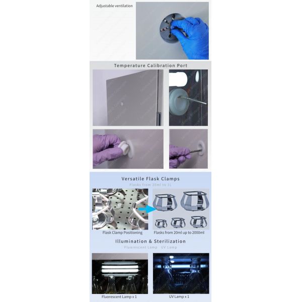 Refrigerated Orbital Laboratory Incubator Shaker ST-206R