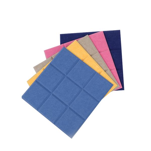 Доска ядровой изоляции акустических панелей полиэстера стены декоративная высекаенная