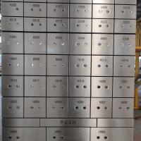 A caixa de cofre-forte material do banco dos SS com UL certificou fechamentos chaves de cobre duplos