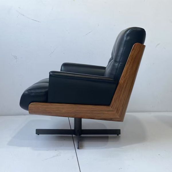 Mail Packing Y Arm Chair Modern Luxury Living Room Swivel Accent Chair Genuine Leather Italian Design Sofa