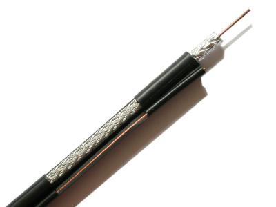 Cabo coaxial enchido gel do protetor CATV do quadrilátero RG11 com o condutor de CCS para o enterro direto