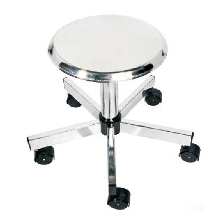 Sturdy Iron Height Adjustable Lab Stool Ergonomic Chemistry Lab Chair Anti Static
