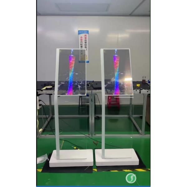 30 Inch Transparent OLED Display Module With Touch Panel 1366*768 Dots RS232*1 Output Interface