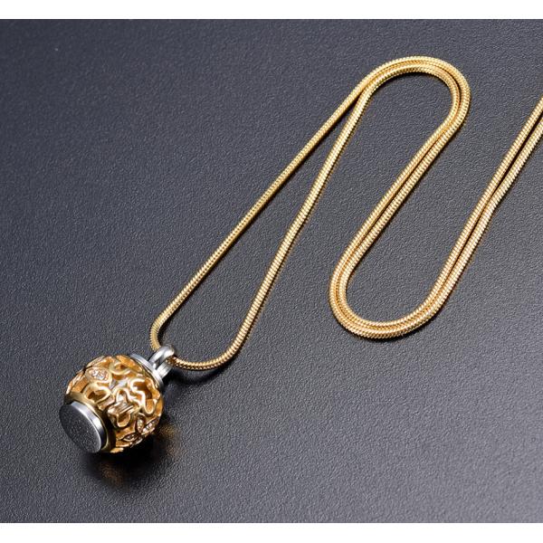 Forever in Our Thoughts Ashes Holder Necklace with Beautiful Hollow Butterfly Pendant
