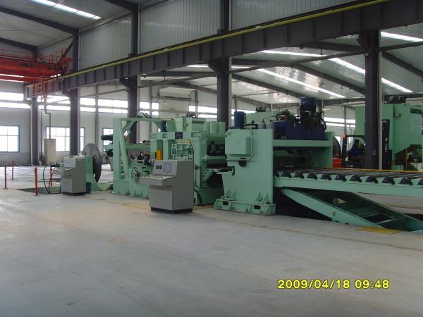 Feeding 2000mm Steel Coil Cutting Machine 15T Hydraulic Pipe Cutting Machine