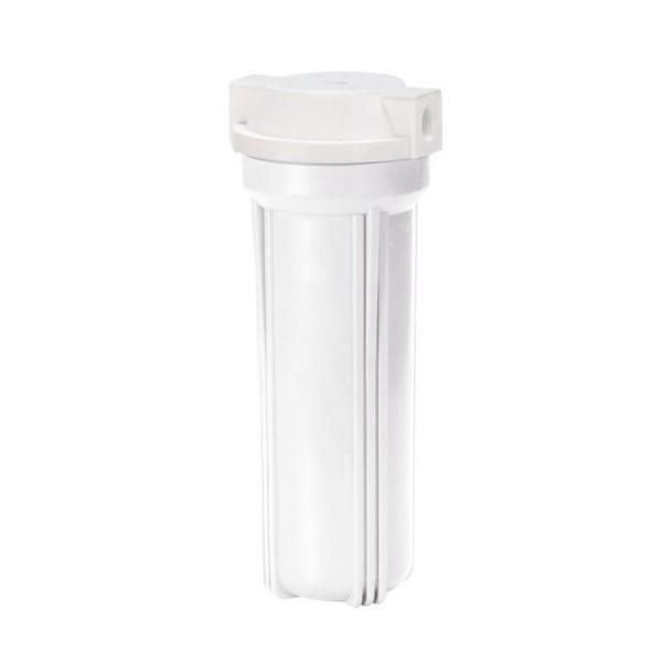 1/4 Plastic Port Reverse Osmosis Water Filter Housing 10x2.5 White Filter Housing