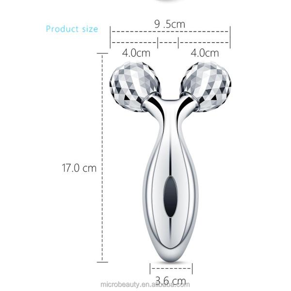 Rodillo de masaje facial 3D en forma de Y para tensar la piel, levantar la cara y eliminar arrugas