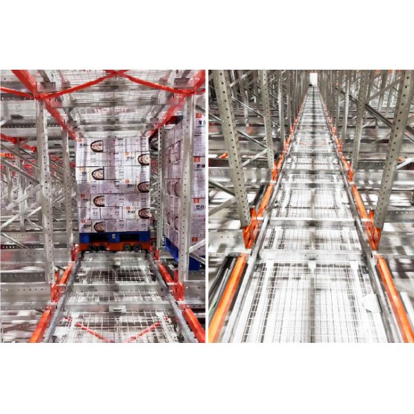 Radio Shuttle Cart and Shuttle Racking ASRS Automatic Storage and Retrieval System