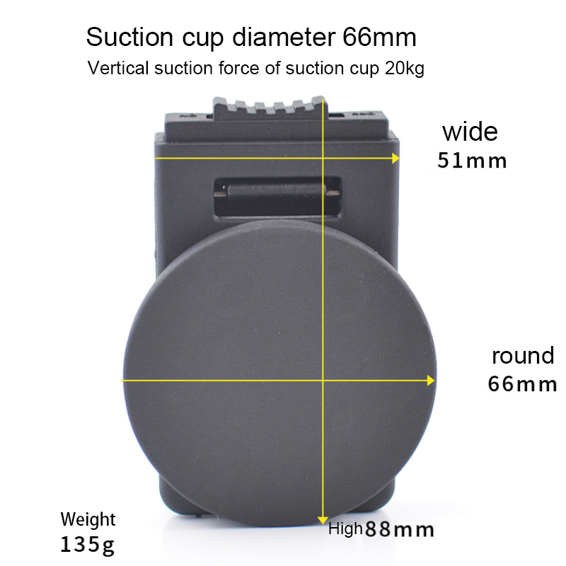 Strong Magnetic Suction Cup Suspension Hardware Tool Waist Clip