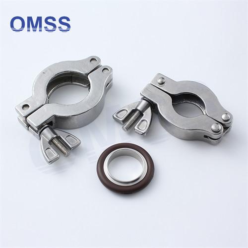 Kf10-Kf50 Stainless Steel Vacuum Fittings Aluminum KF Single Pin Clamp