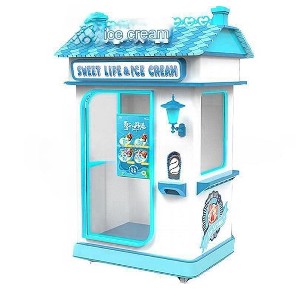 High Productivity Fully Automatic Soft Ice Cream Machine for 24-Hour Unmanned Vending