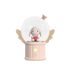 Lovely Toy 360 Degree Rotation Music Box Atmosphere Lamp LED Night Light for Kids Girls Gift Bedroom Home Decor