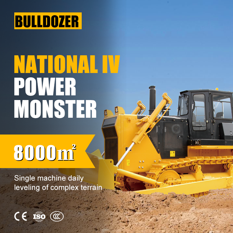 320HP Crawler Bulldozer with High Operating Efficiency and Heavy-Duty Chassis for Construction Projects