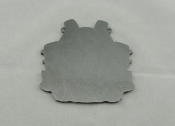 88mm Enamel Medal Antique Silver Plating , Iron Medal For Sport Game