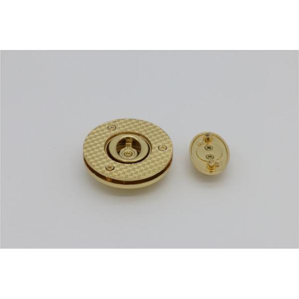 Bag making accessories customized zinc alloy handbag push lock for wholesale