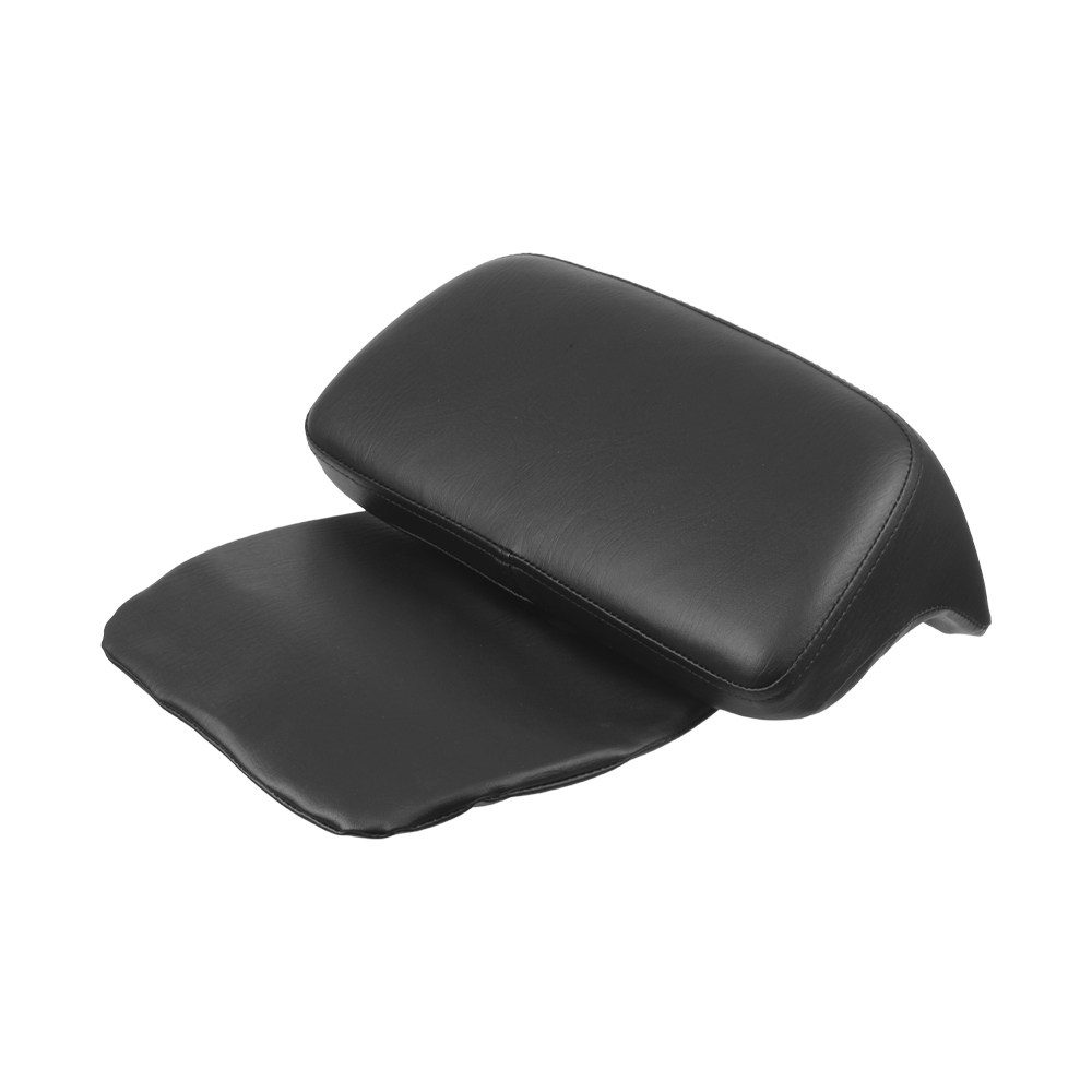 Black Synthetic Leather Motorcycle Backrest Chopped Razor Pack for Harley Tour Pak Road King Glide 2014-2023