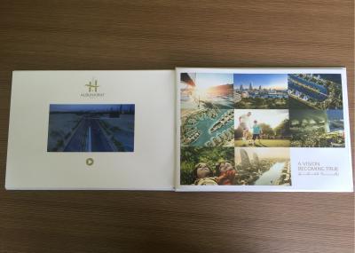 Carte de visite vidéo numérique en couverture dure