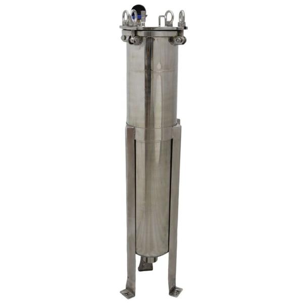 Stainless Steel Bag Filter Housing for Water Purification in Manufacturing Plant