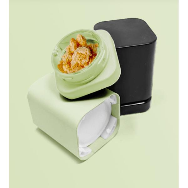 Напечатать логотип по заказу 9 мл квадратная форма герметичное емкость Детская стойка Cr высокая крышка концентрированная стеклянная банка