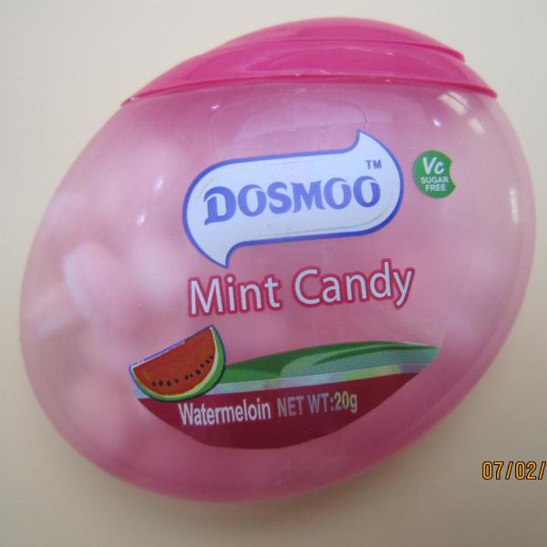 Petisco fresco da hortelã da pimenta dos doces do sabor da melancia Sugar Free Mint Candy/20g da forma do ovo da respiração
