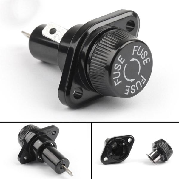 High Current Ampere Fuse Holder R3-18 30A 600V 10 * 38mm two terminals Bayonet Screw Cap