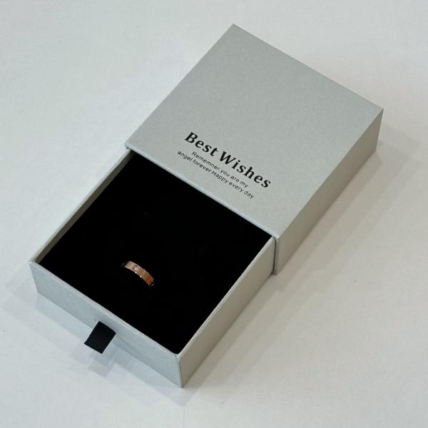 Custom Rigid Gift Box Paper Two Piece Flip Top Jewelry Gift Box For Necklaces And Bracelets