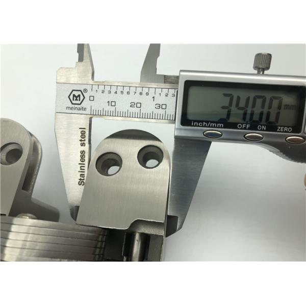 Fireproof Casting Stainless Steel Concealed Hinges 50mm Thickness Anti Corrosive