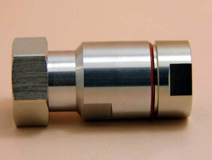 Customized RF connector 4.3-10 male clamp type connector for 1/2