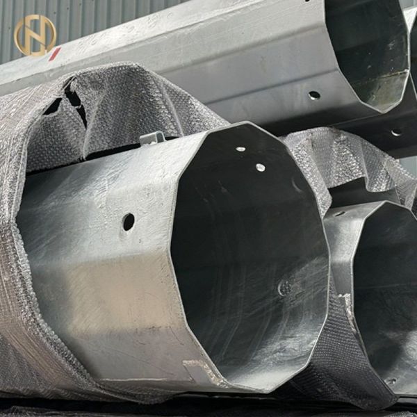Factory Price 6m to 20m Electrical Steel Power Pole | High Tension Electric Wire Pole | ASTM Standard Galvanized Transmission Pole