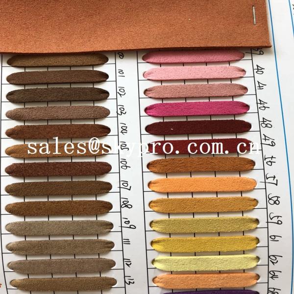 Кожа шамуа кожаной ткани софы синтетическая, износоустойчивая кожа ПВК для сумки