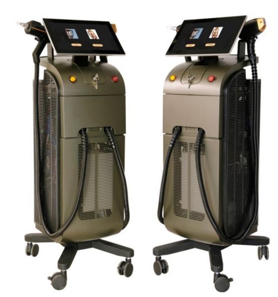 XL Ice Titanium 808 810nm Diodo Trio Laser de remoção de pelos Q Switch ND YAG Laser de remoção de tatuagens