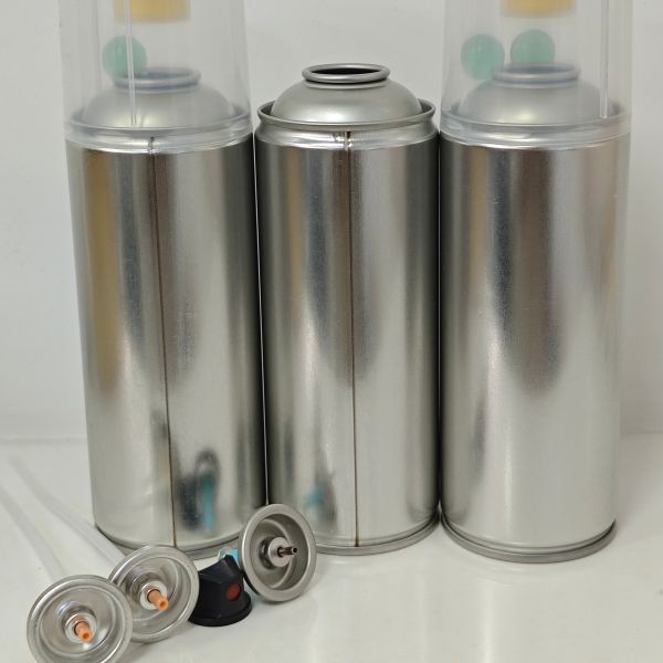 Aerosol Tin Spray Can Round Metal Car Paint Spray Cans for Footwear Deodorant Refilled