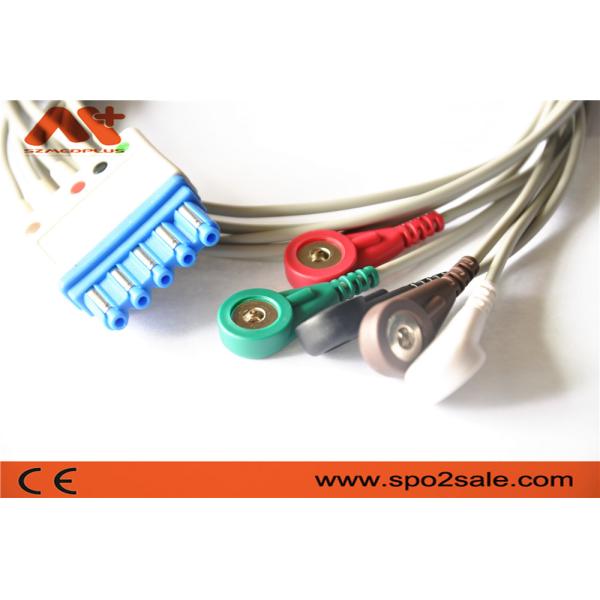 5 руководство AHA щелкает кабель M1644A Philips ECG терпеливый совместимое