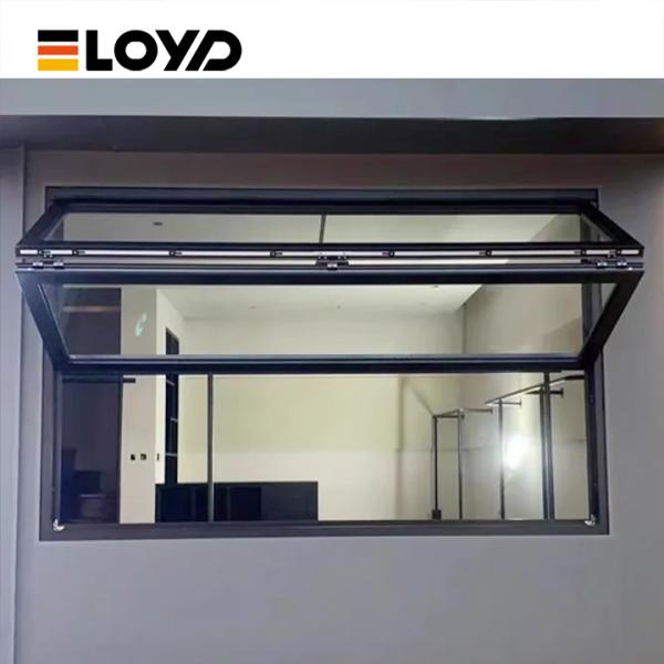 Aluminum Folding Window with Double Tempered Glass
