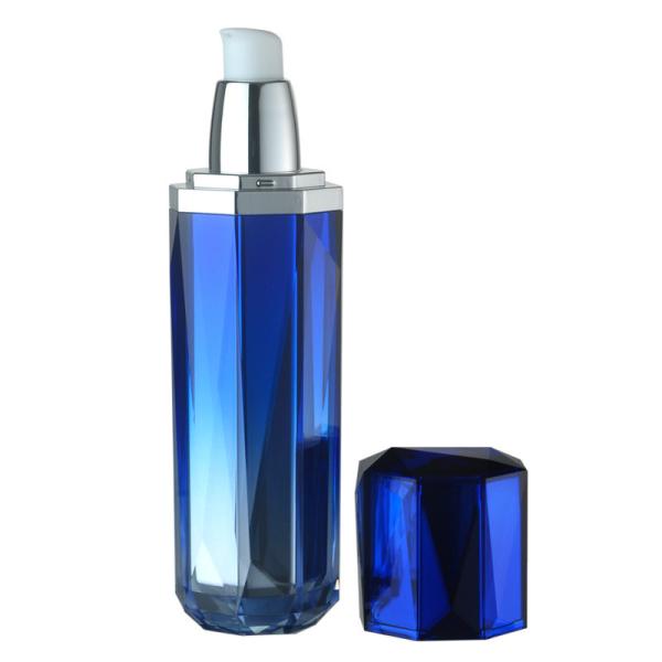 JL-LB302 PMMA / PP Vacuum Lotion Bottle Cosmetic Packaging 30ml 50ml 100ml