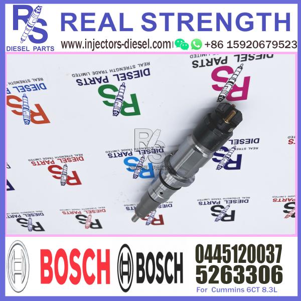 Machinery Diesel Engine Parts Common Rail Fuel Injector 5263306 3965750 4940171 0445120037 For Cummins 6CT 8.3L