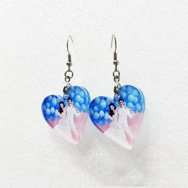 Blank Sublimation Acrylic Earrings For Custom Girl Gifts