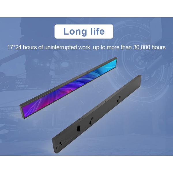 Ультра широкая стена экрана рекламы Lcd установила протягиванный панелью Signage цифров