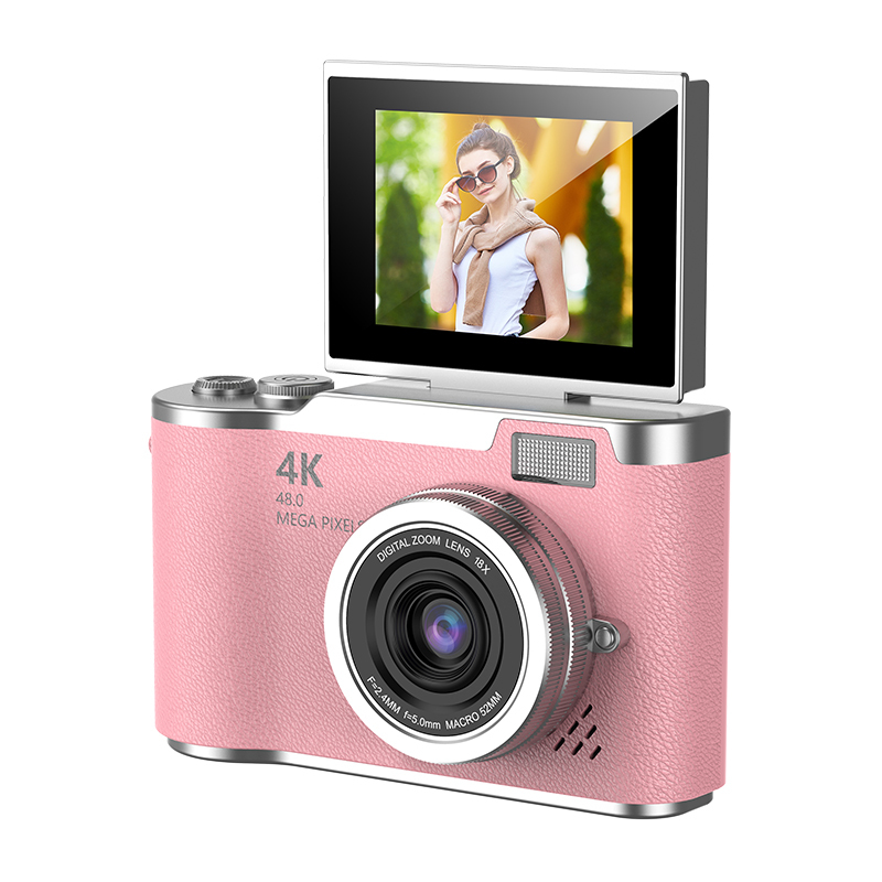 DLC Retro Ccd Digital Camera Ultra-high-definition Flip-cover 4K Ultra-clear