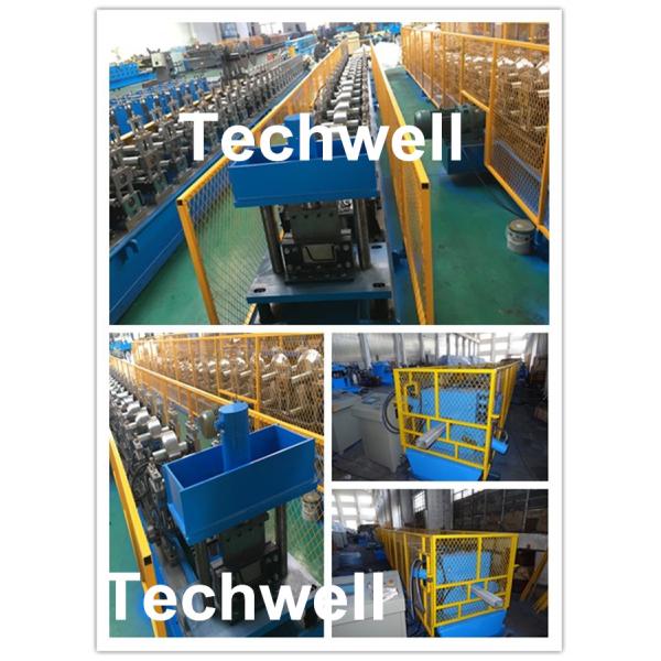 PPGI Half Round Gutter Roll Forming Machine For Making Rainwater Gutter & Box Gutter