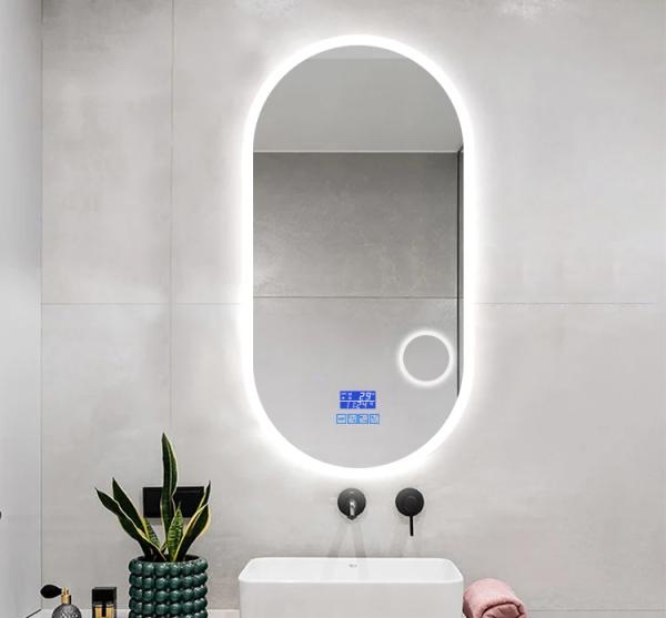 Anti Fog Arch Luxury Illuminated Bathroom Mirrors IP44 For Hotel Bathroom Project