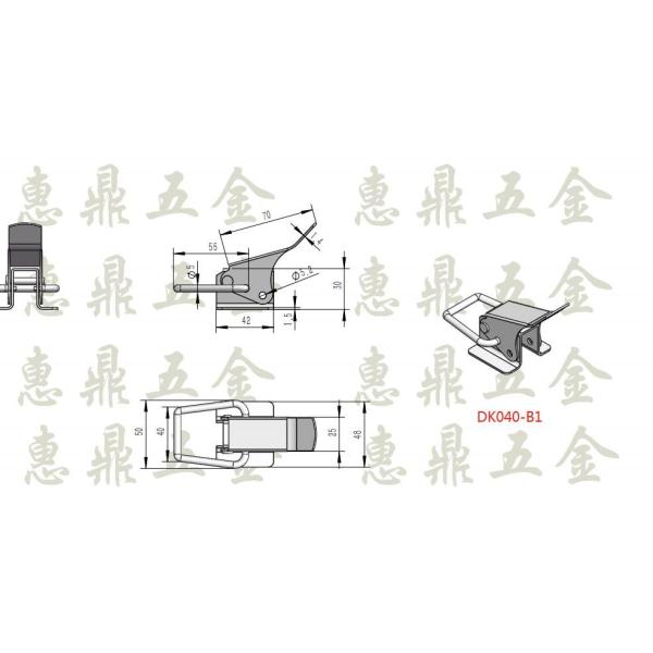 OEM Special Shaped Stainless Steel Buckle Toggle Latch Electroplate Galvenized Finish