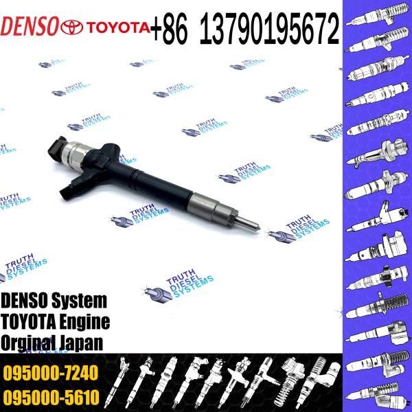 High Quality 2AD-FTV Diesel Fuel Nozzle Injector 095000 7240 0950007240 Common Rail Injector 095000-7240 for Toyota