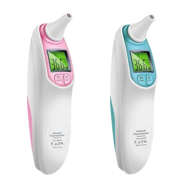 Laser Positioning Ear Forehead Thermometer , Electronic Ear Thermometer