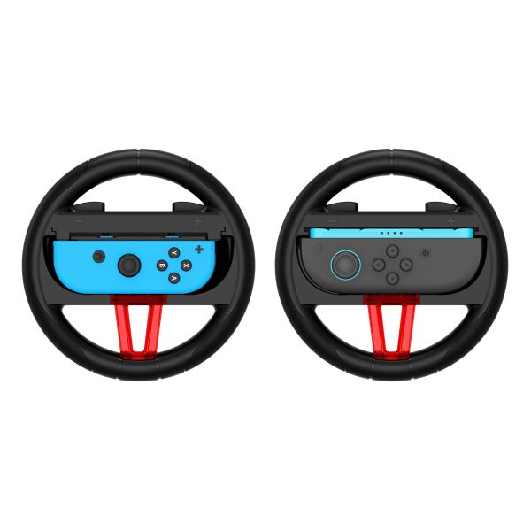 Durable ABS Material Left and Right Joy-con Handle Steering Wheels Universal for Nintendo Switch 2/Switch 1