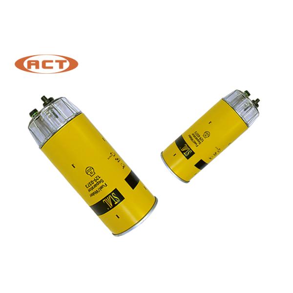 Yellow Excavator Spare Parts Oil Water Separator With Cup 129-0373 KLB-K1024