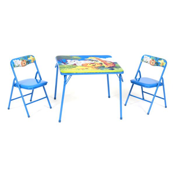 Metal Folding Children Kids Small Card Table With Chairs