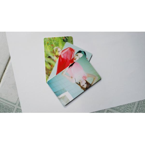 Custom Plastic Business Cards Inkjet Print PVC White Blank 85.5*54*0.76 Mm